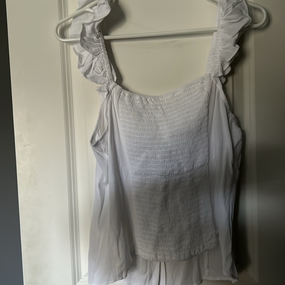 H&M white ruffle top - Picture 2 of 3